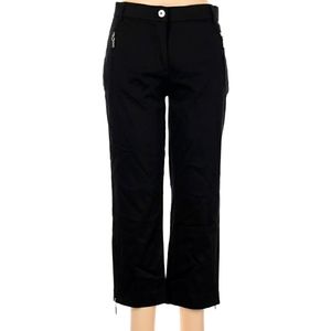 Adam Jacobs Black Cropped Zipper Pants